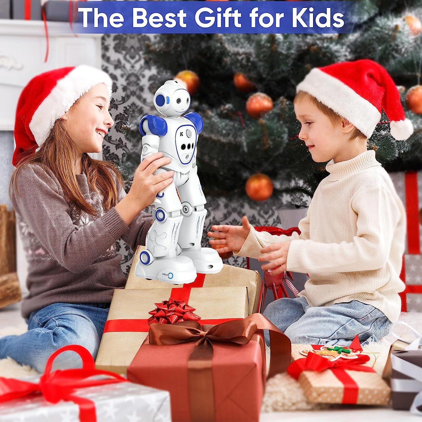 RC Robot Toys for Kids: Gesture-Sensing Smart Programmable Robot, USB Charging GiftArk