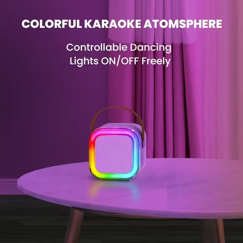 Wireless Mini Karaoke Machine with Microphones DropShipZone