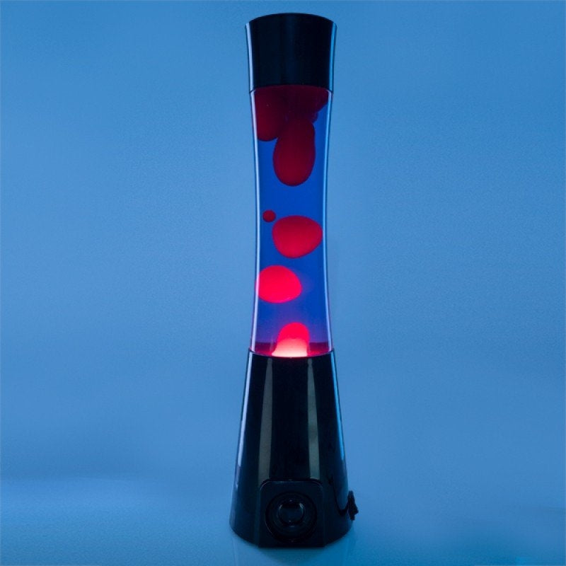 Lava Lamp with Bluetooth Speaker - Black/Purple/Red Motion DropShipZone