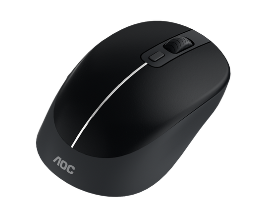 AOC - MS360B/LA Wireless Mouse 2.4G + Bluetooth Dual Mode 6-Key - Black