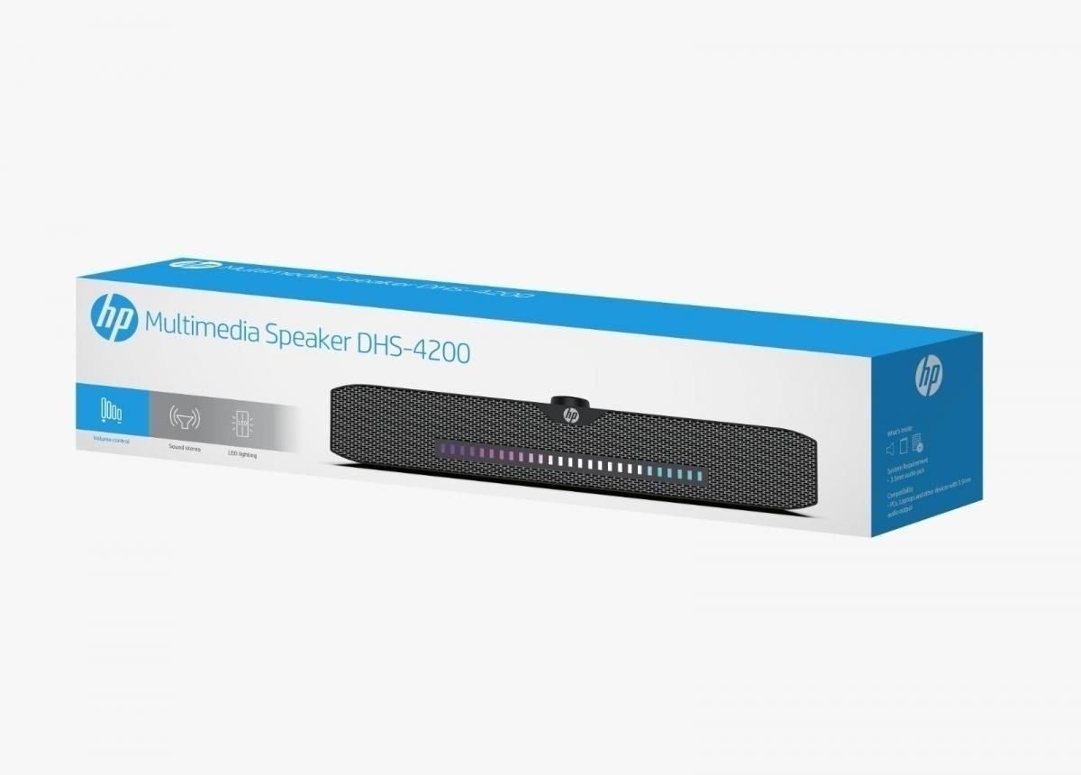 HP - DHS-4200 Wired RGB Gaming Surround Soundbar Multimedia Speaker