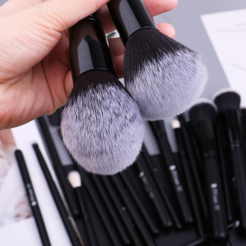 Makeup Brushes 27Pcs Professional Makeup Brush Set Premium Synthetic Goat Pony Hair Foundation Eye Blending Face Make up Brush Kit