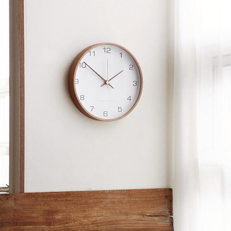 MJK Nordic Solid Wood Wall Clock Teemdrop