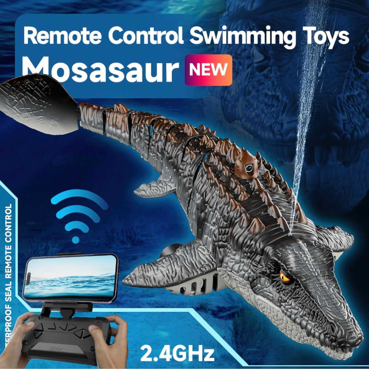 Remote Control Mosasaurus Dinosaur Toys