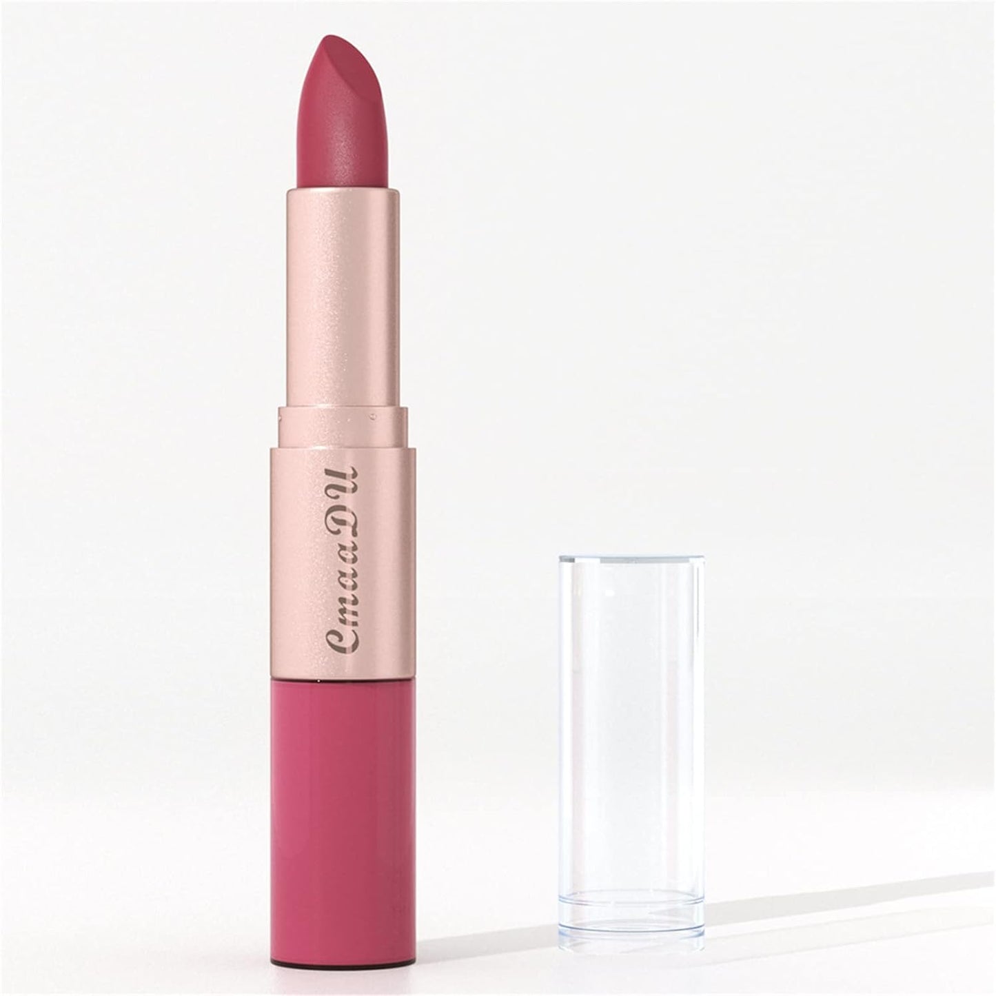 2 in 1 Lipstick Set 6Pcs Matte Nude Liquid Lipstick Non-Stick Long Lasting Lip Gloss Kit High Shine for Fuller Looking Lips, Pigmented Lip Makeup Gift Sets for Girls and Women(B)