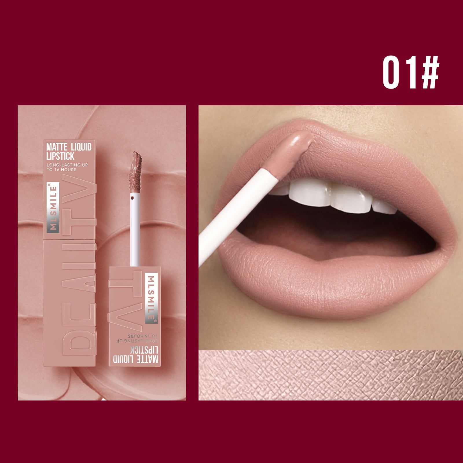MLSMILE Non-Stick Cup Lip Glaze Teemdrop