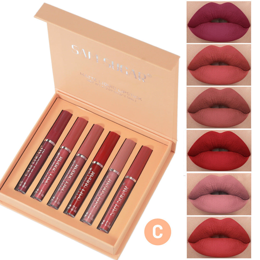 SAM SUGAR Matt Lip Beauty Set Lipstick Teemdrop