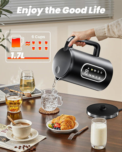 Electric Kettle, Stainless Steel Kettle Temperature Control