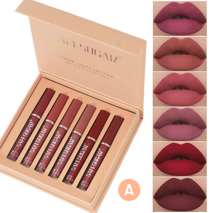 SAM SUGAR Matt Lip Beauty Set Lipstick Teemdrop