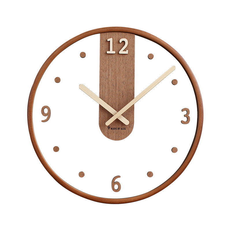 JWK Minimalist Transparent Wall Clock Quiet Battery Operated Teemdrop