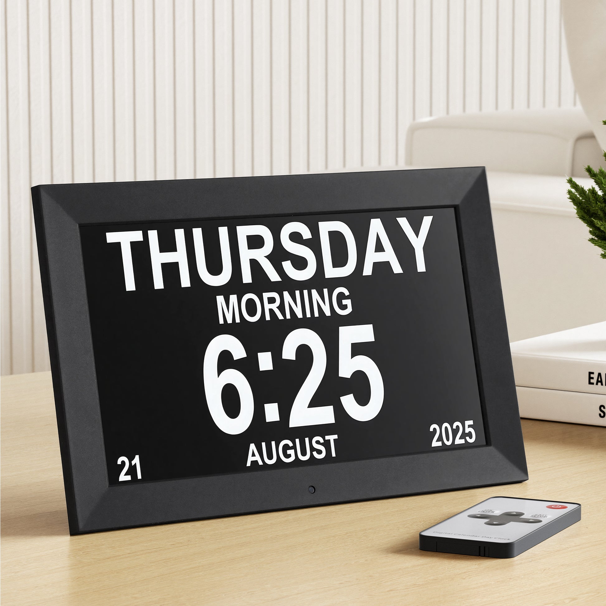 Artiss - 10" Digital Day Clock Alarm Calendar | Black DropShipZone