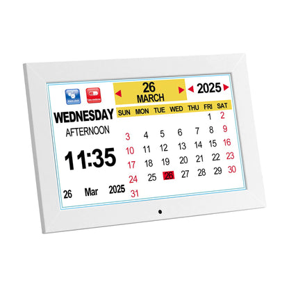 Artiss 10" Digital Day Clock Alarm Calendar | White DropShipZone