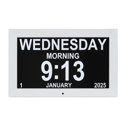 Artiss 10" Digital Day Clock Alarm Calendar | White DropShipZone
