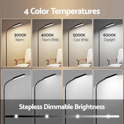Artiss - LED Floor Lamp with Remote Control & 4 Color Temperature functions DropShipZone
