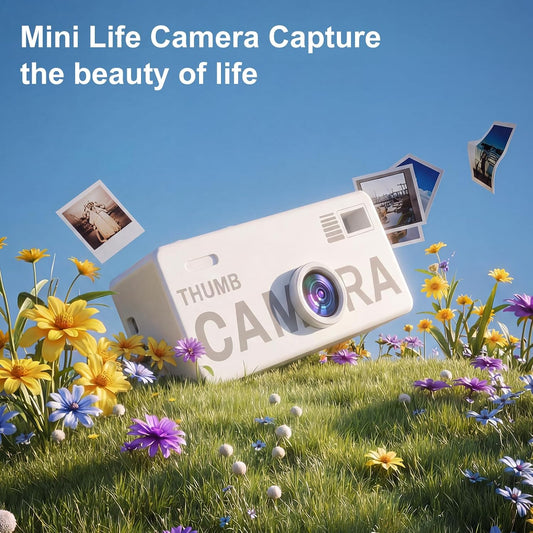 Mini Keychain Camera - 1080P FHD Mini Retro Digital Camera - Tiny Portable Small Cameras Vintage Compact Micro Camera AutoDS