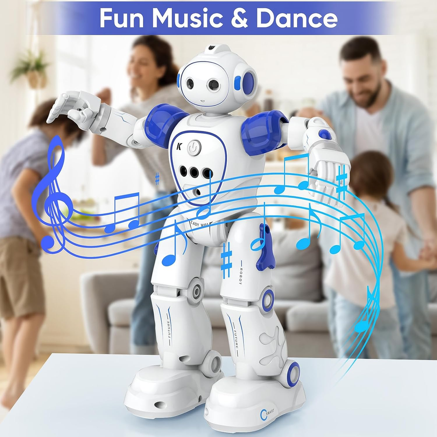 RC Robot Toys for Kids: Gesture-Sensing Smart Programmable Robot, USB Charging GiftArk
