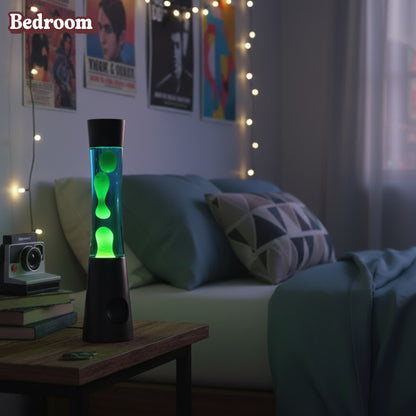 Laser Retro Lava Lamp with Bluetooth Speaker - Green DropShipZone