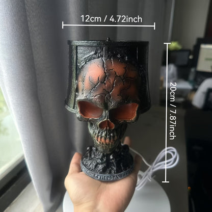 Lava Skull Lamp Halloween Night Light DropShipZone