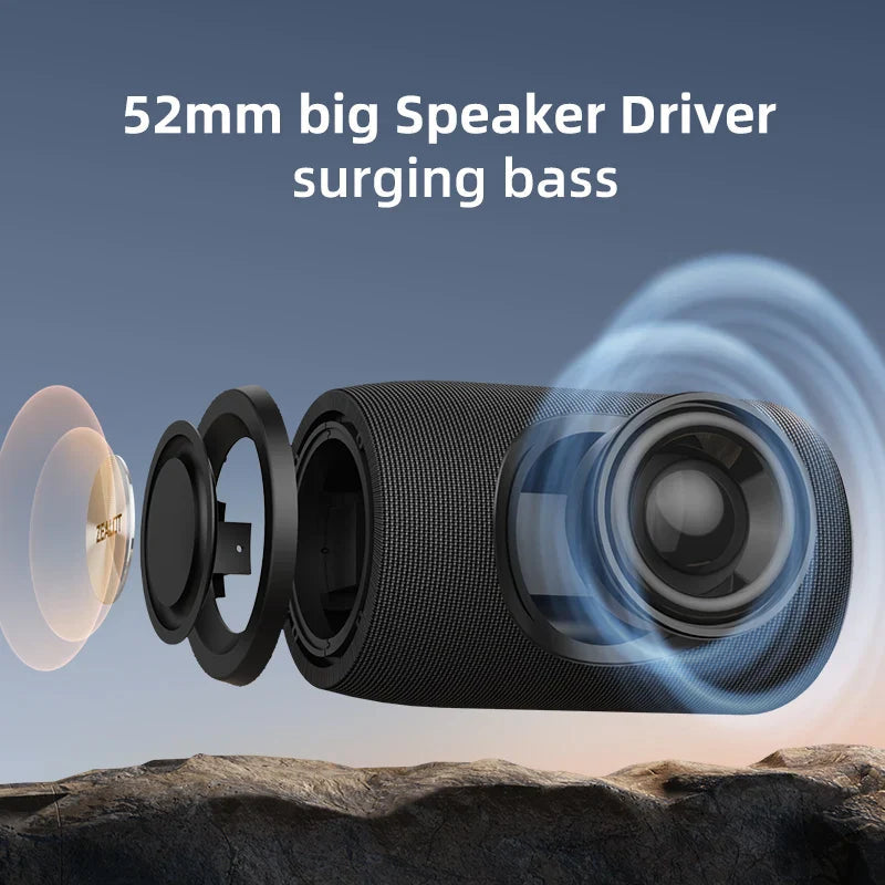 Mini Portable Bluetooth Speaker Black DropShipZone