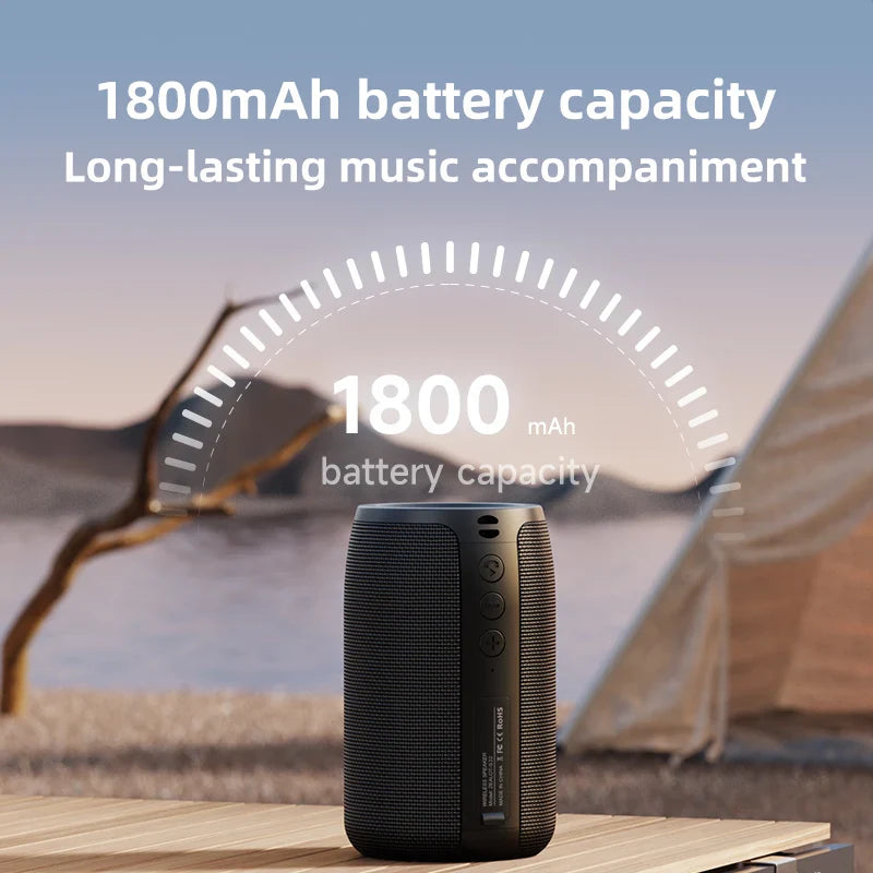 Mini Portable Bluetooth Speaker Black DropShipZone