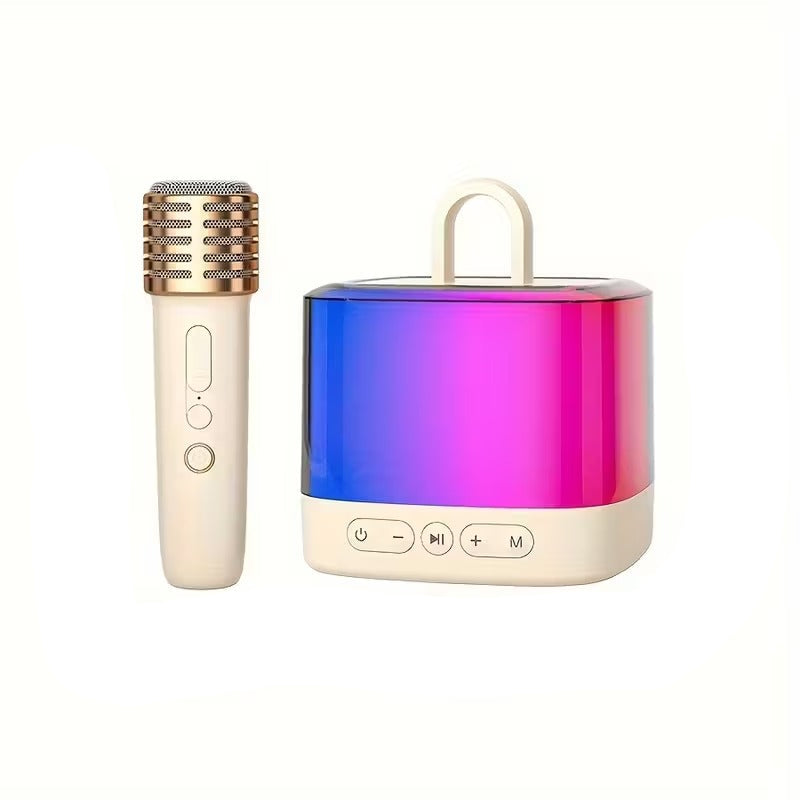 Mini Karaoke Machine with Wireless Microphones DropShipZone