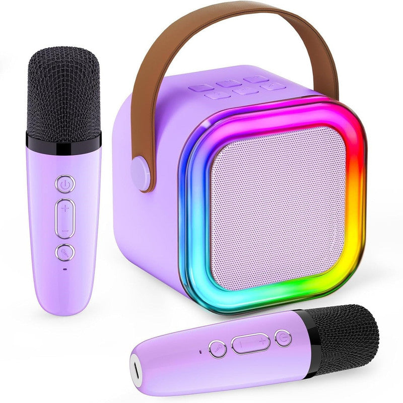 Wireless Mini Karaoke Machine with Microphones DropShipZone