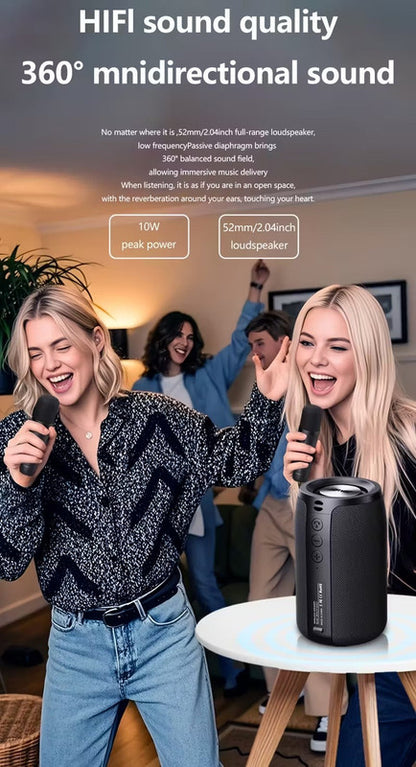 Zealot - Wireless Speaker with Dual Karaoke Microphones