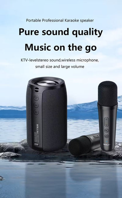 Zealot - Wireless Speaker with Dual Karaoke Microphones