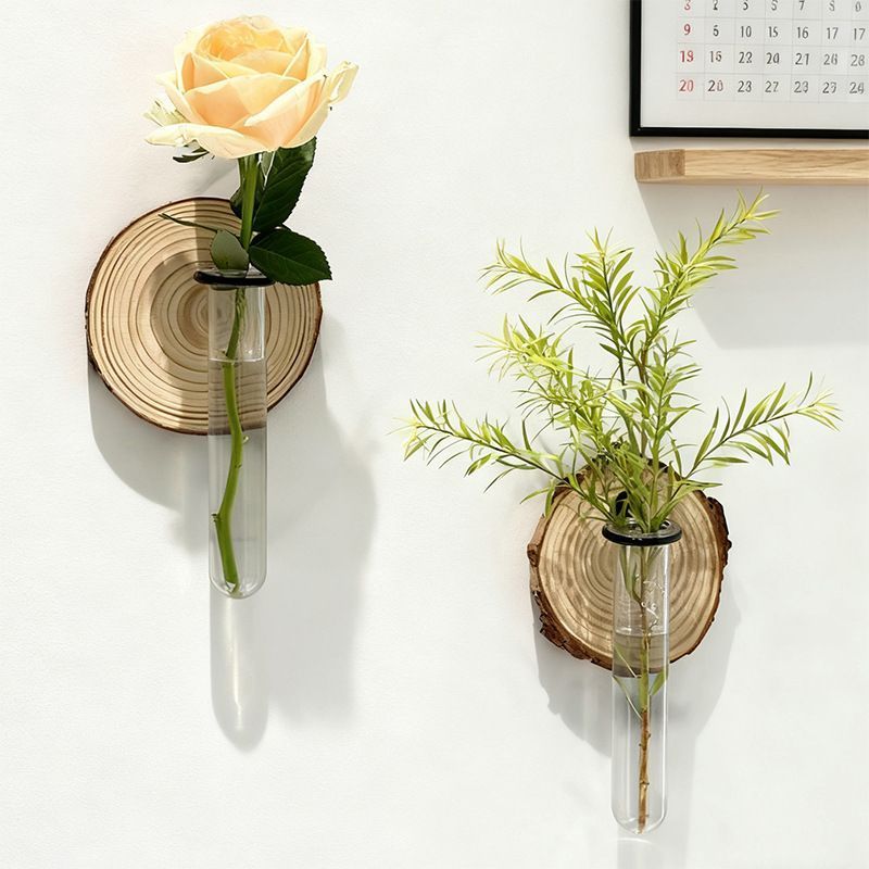 Creative Wall-Mounted Test Tube Hydroponic Vases - Set of 6 DropShipZone