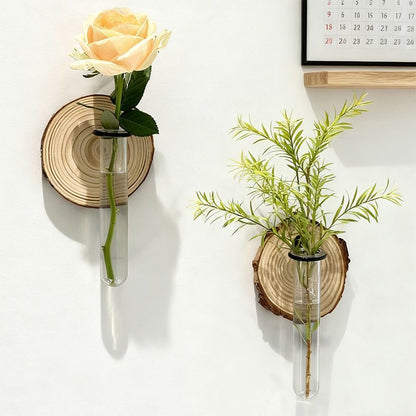 Creative Wall-Mounted Test Tube Hydroponic Vases - Set of 6 DropShipZone