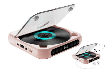 Portable CD Player Bluetooth 5.3 with HiFi Speakers Rechargeable Walkman | Pink DropShipZone