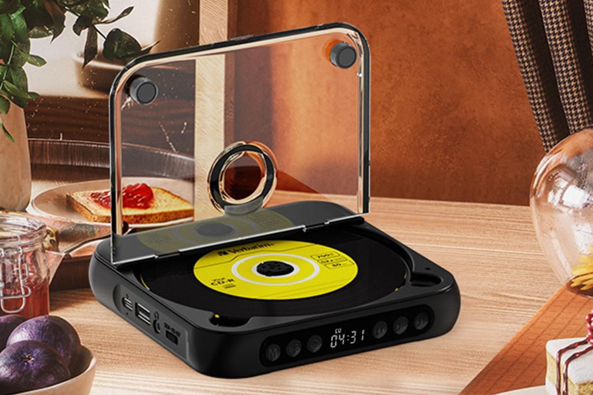Portable CD Player Bluetooth 5.3 with HiFi Speakers Rechargeable Walkman | Black