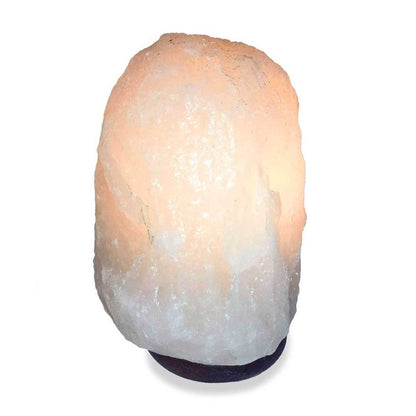 Himalayan White Salt Lamp Crystal Rock Natural Shape - Unique Lamps DropShipZone