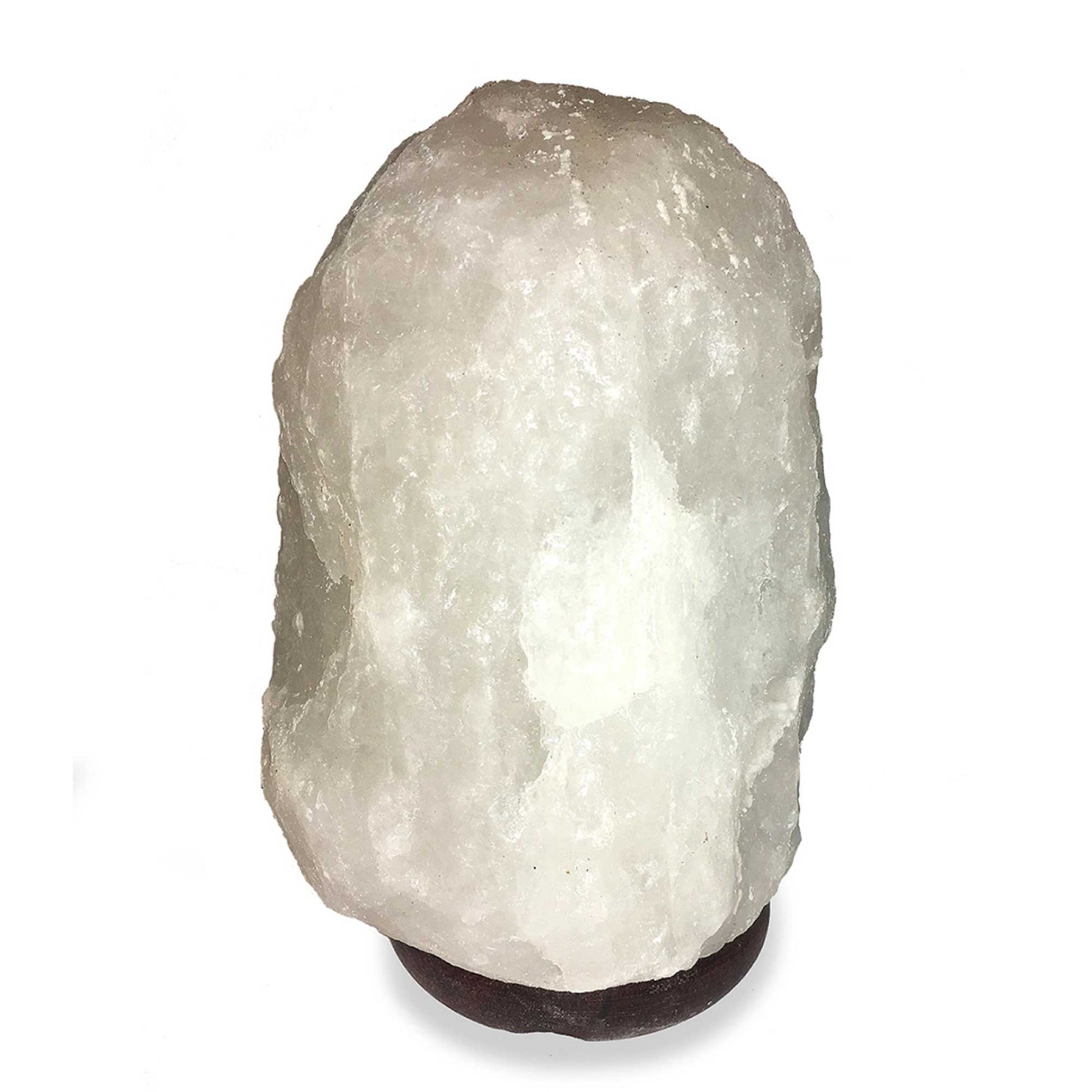 Himalayan White Salt Lamp Crystal Rock Natural Shape - Unique Lamps DropShipZone