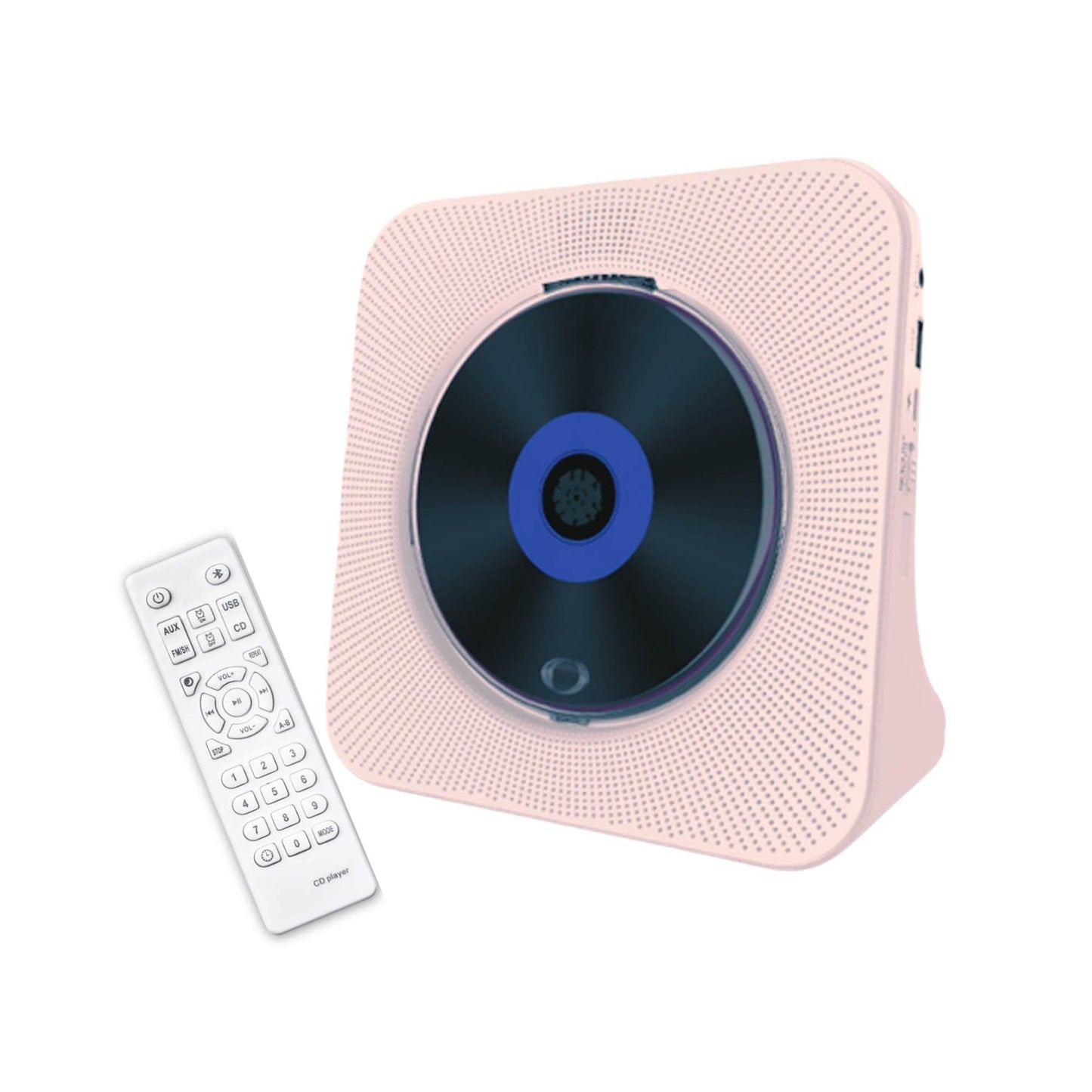 Tooleroo - USB Rechargeable Desktop CD Player Speaker – Bluetooth Portable | Pink GiftArk