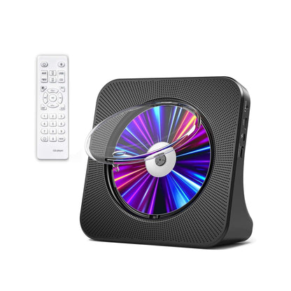 Tooleroo - USB Rechargeable Desktop CD Player Speaker – Bluetooth Portable | Black DropShipZone