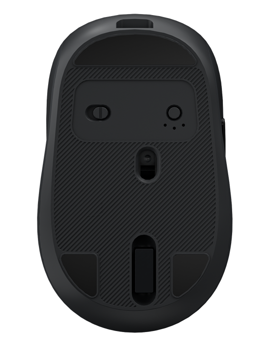 AOC - MS360B/LA Wireless Mouse 2.4G + Bluetooth Dual Mode 6-Key - Black