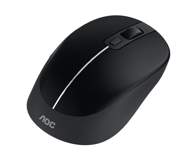AOC - MS360B/LA Wireless Mouse 2.4G + Bluetooth Dual Mode 6-Key - Black
