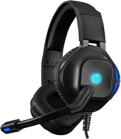 HP - DHE-8002 Wired Gaming Headset for PC / Laptop -USB +3.5mm with LED