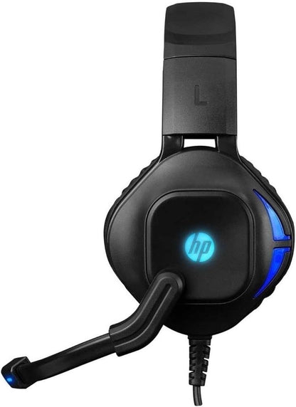 HP - DHE-8002 Wired Gaming Headset for PC / Laptop -USB +3.5mm with LED