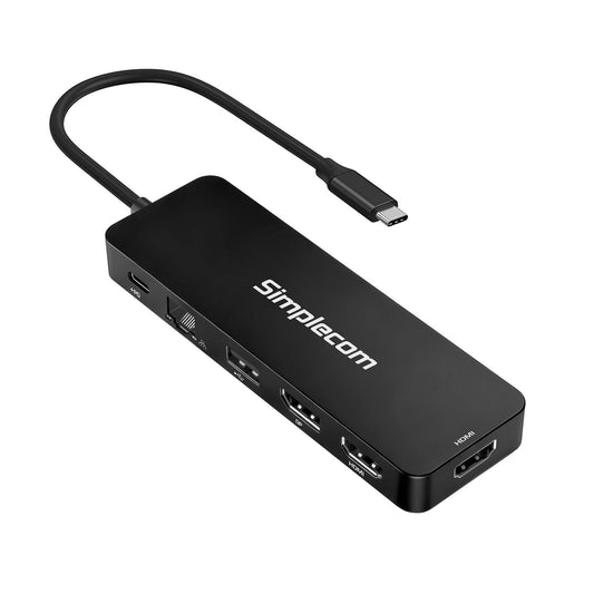 Simplecom Triple Display MST Docking Station with Dual HDMI DP