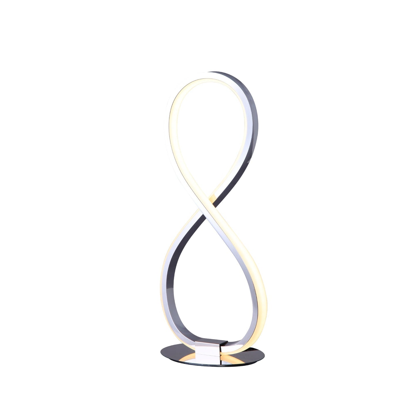 Infinite LED Table Lamp - Chrome DropShipZone