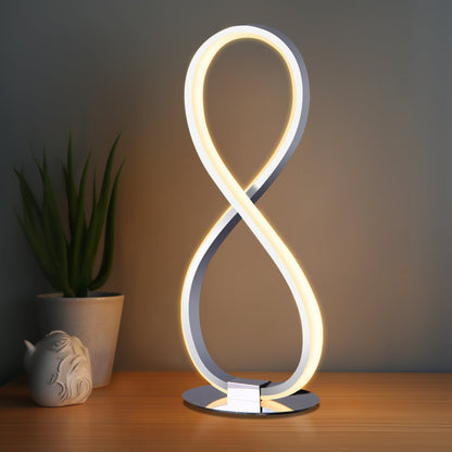 Infinite LED Table Lamp - Chrome DropShipZone