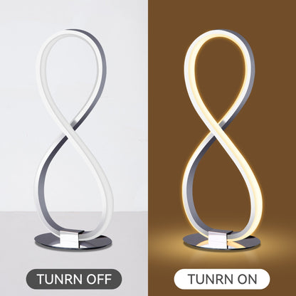 Infinite LED Table Lamp - Chrome DropShipZone