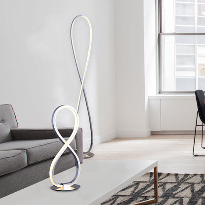 Infinite LED Table Lamp - Chrome DropShipZone