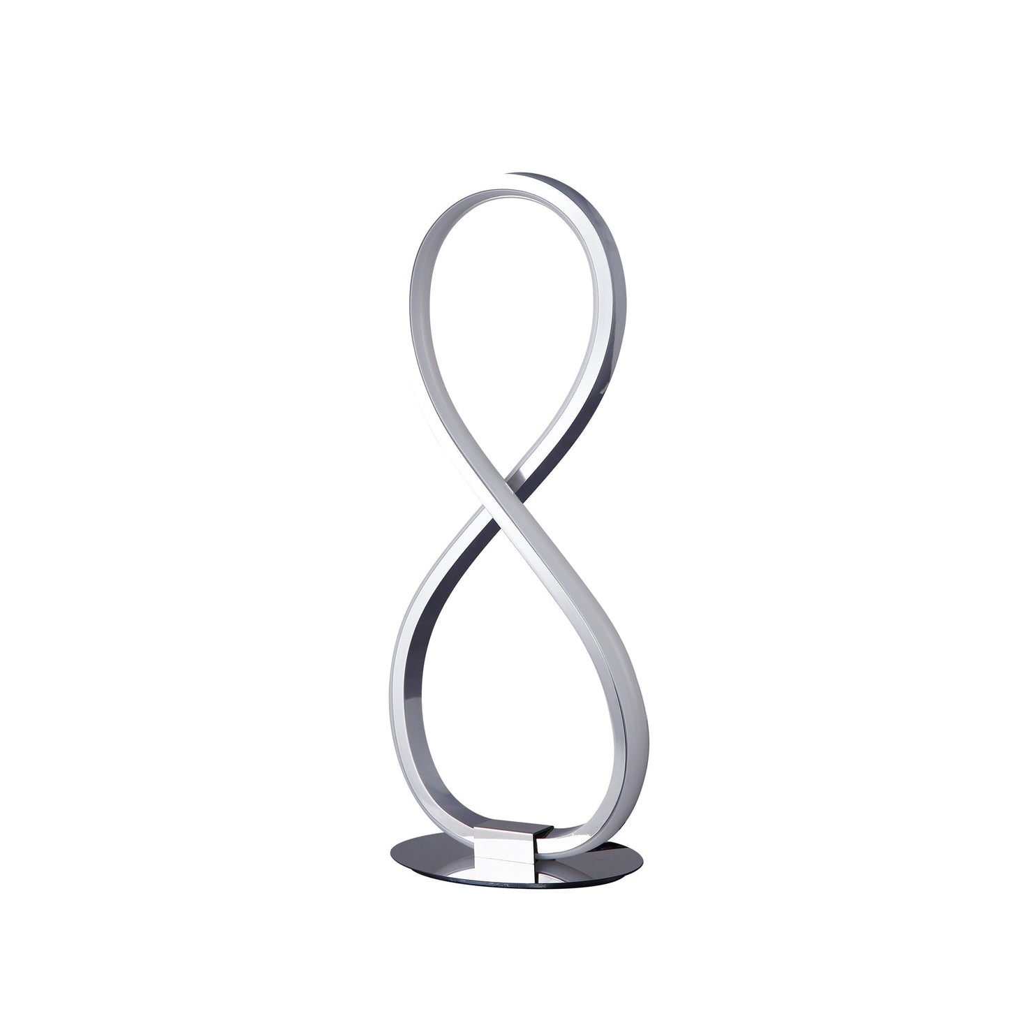Infinite LED Table Lamp - Chrome DropShipZone