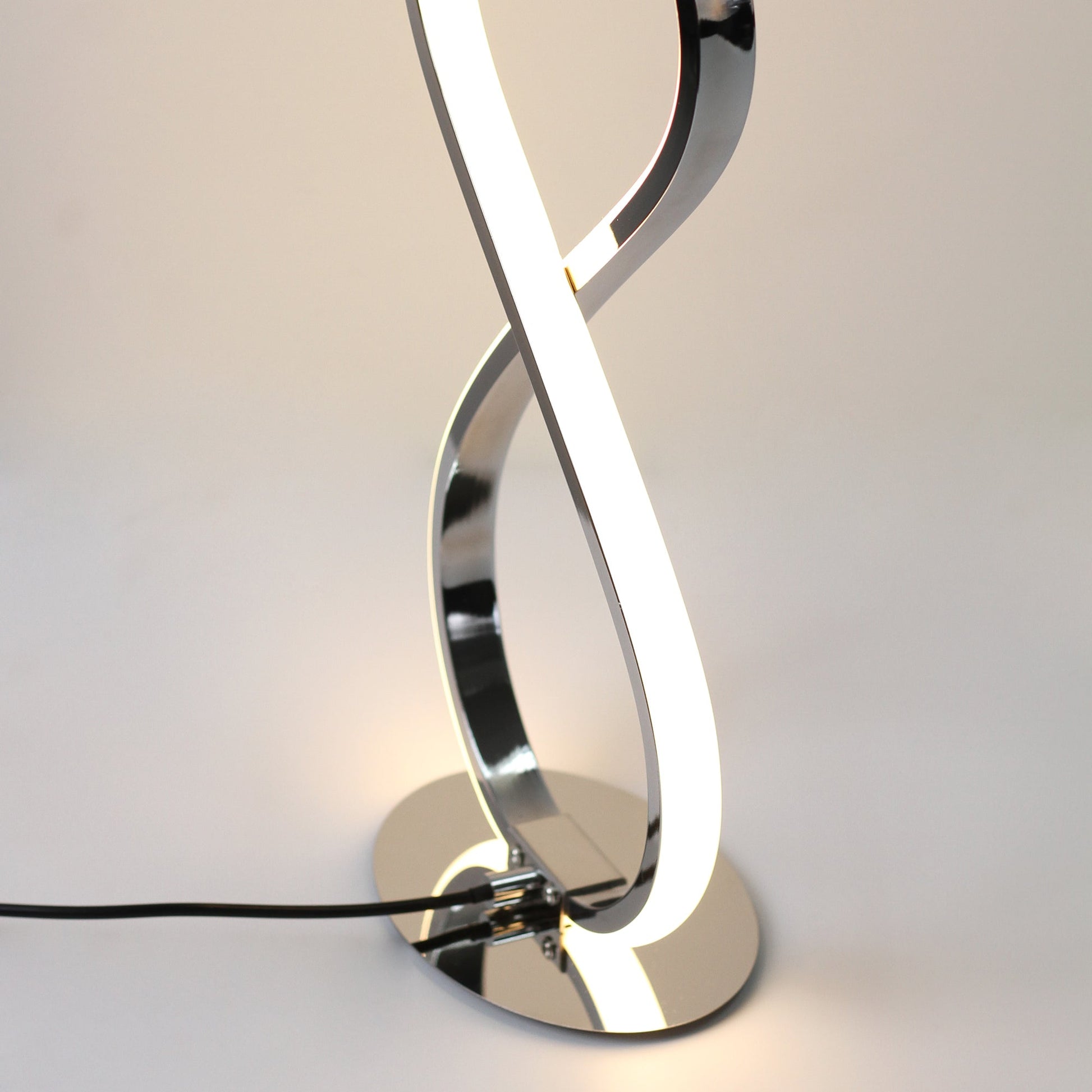 Infinite LED Table Lamp - Chrome DropShipZone