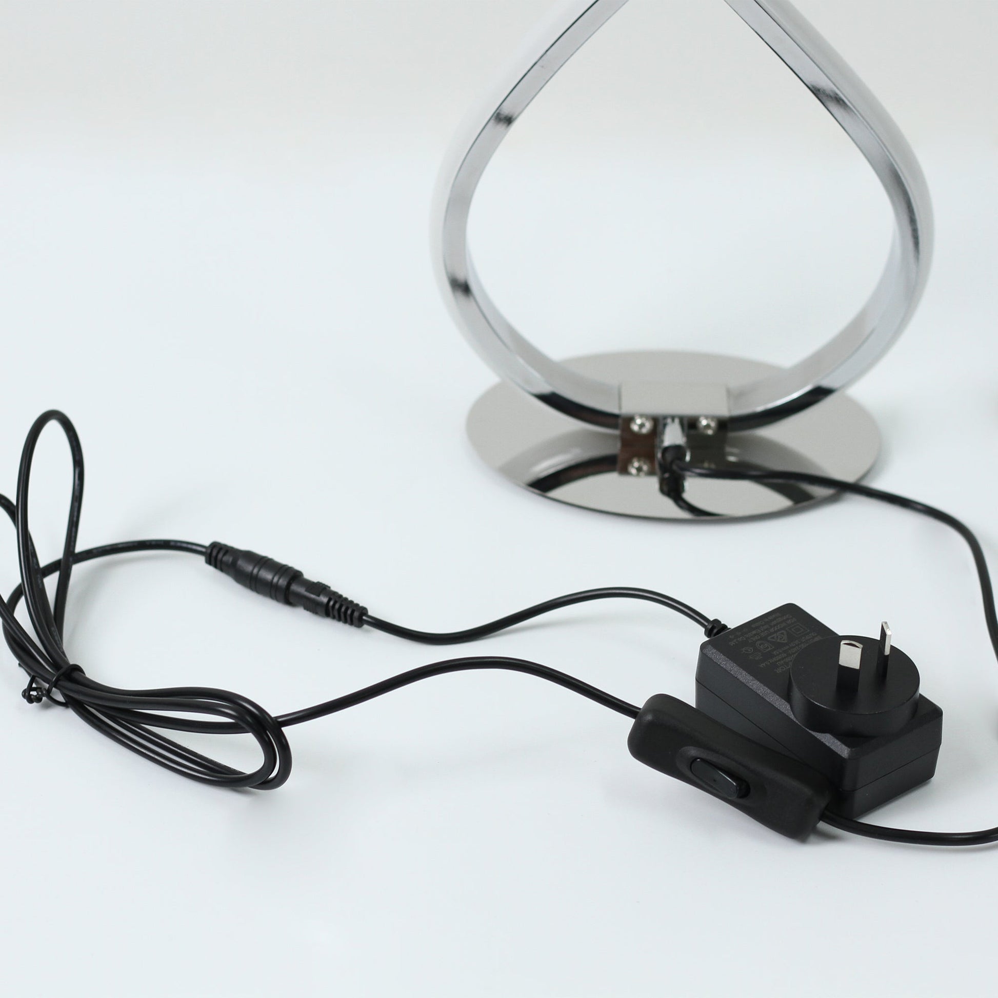 Infinite LED Table Lamp - Chrome DropShipZone
