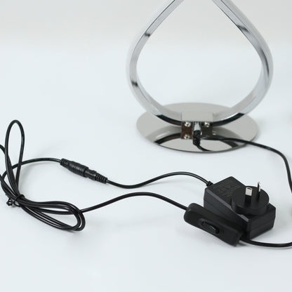 Infinite LED Table Lamp - Chrome DropShipZone