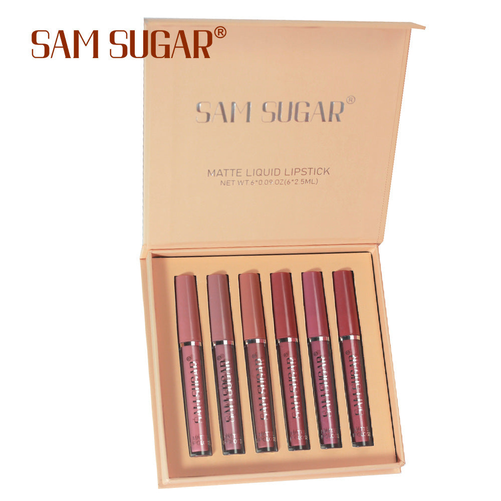 SAM SUGAR Matt Lip Beauty Set Lipstick Teemdrop